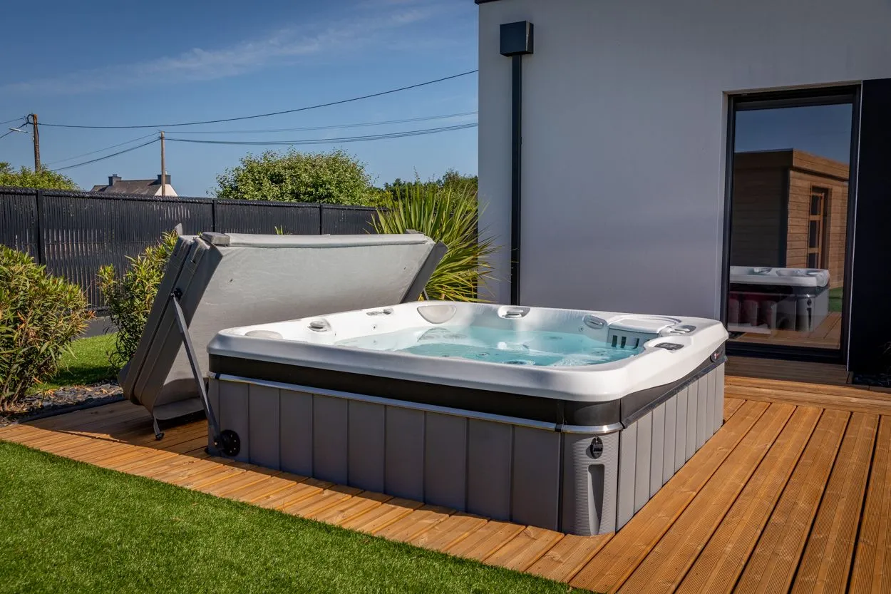 Installation spa Tahitian Morbihan David Paysage
