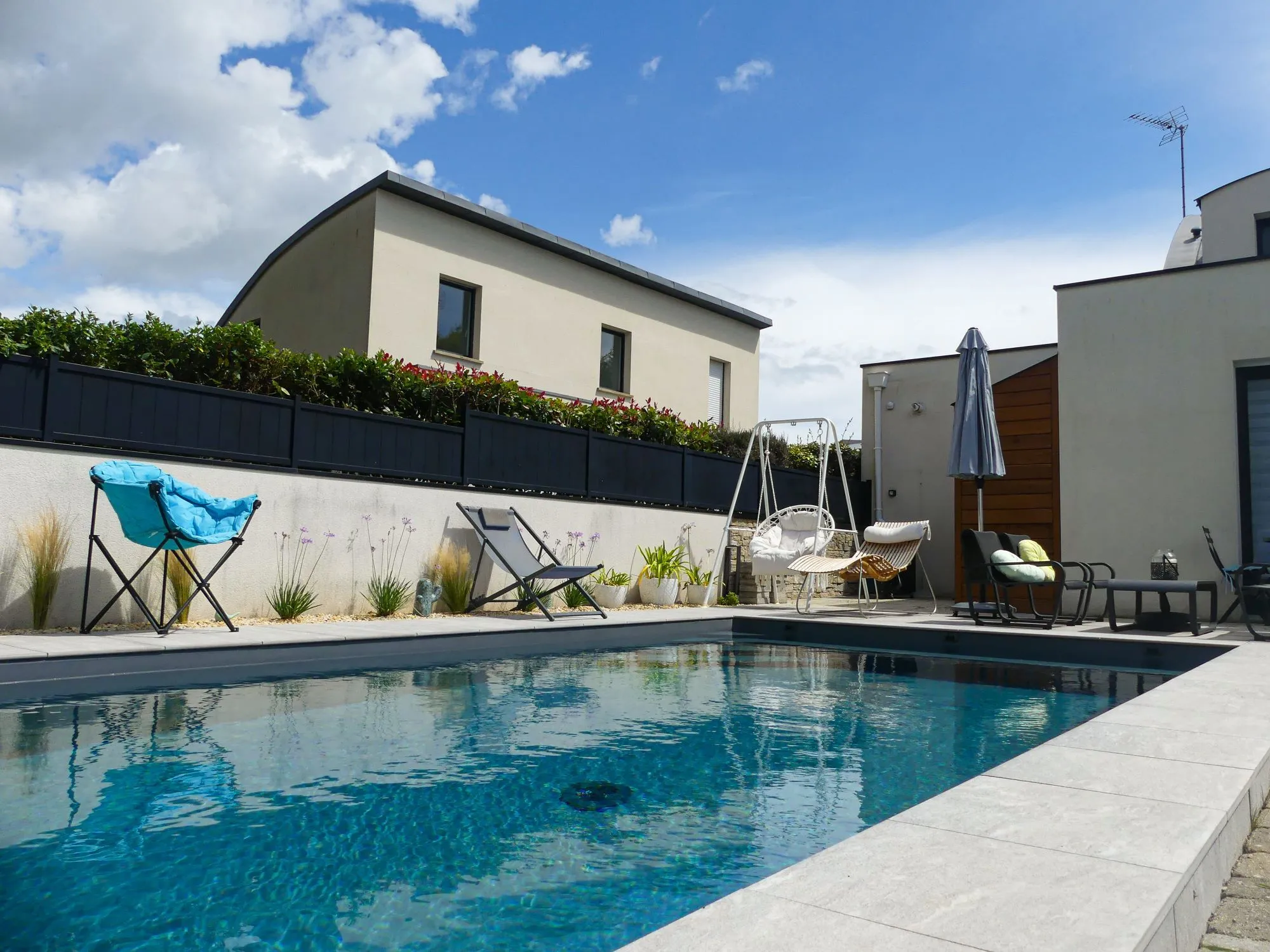 Vannes construction piscine David Paysage