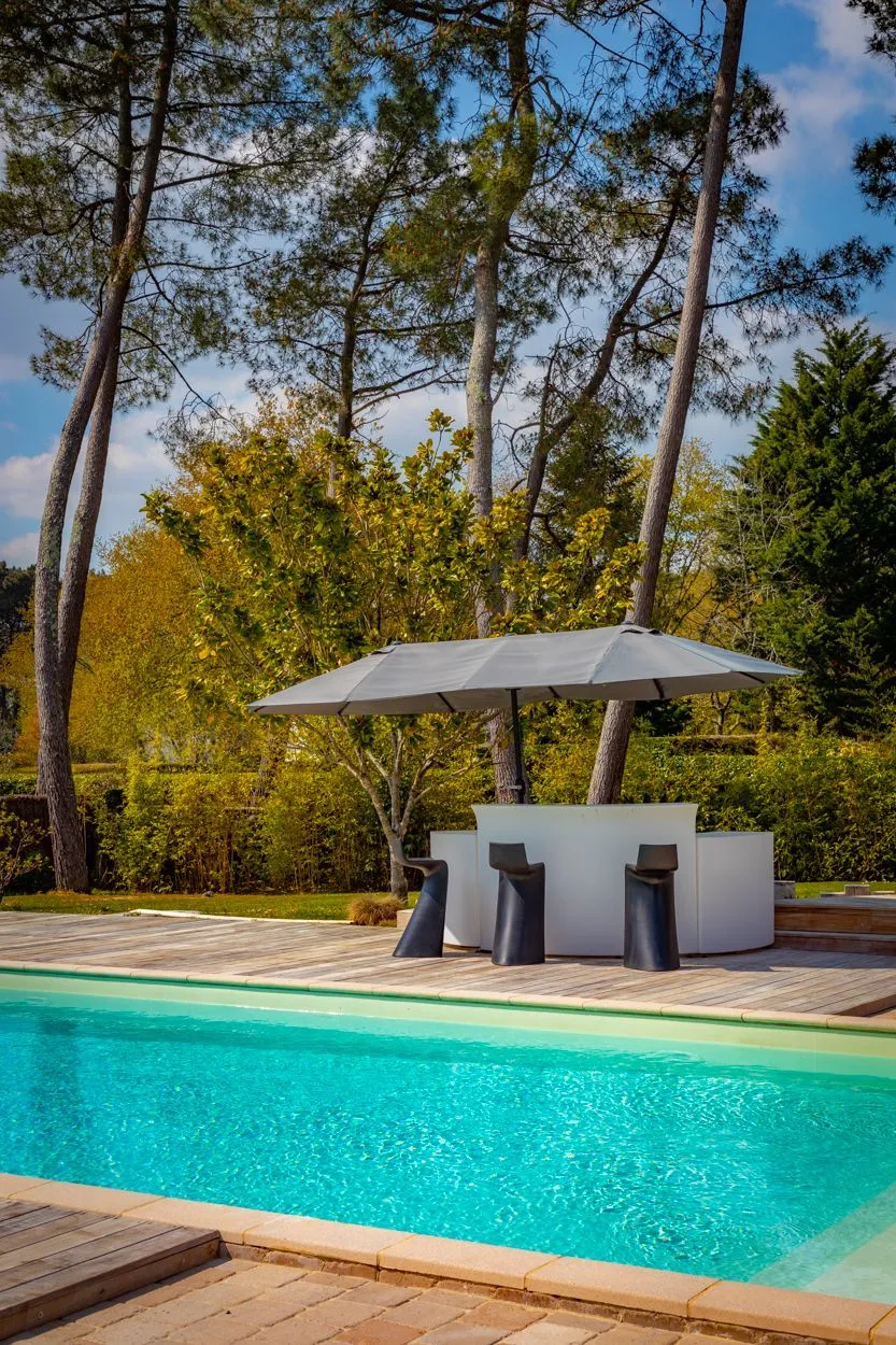 Piscine david paysage Ploemel Morbihan